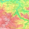 Stuttgart topographic map, elevation, terrain