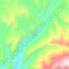 Geshenke topographic map, elevation, terrain