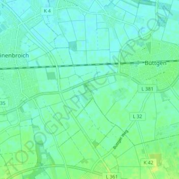 Weilerhöfe topographic map, elevation, terrain