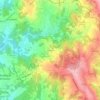 Proselha topographic map, elevation, terrain