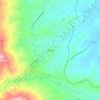Vecciano topographic map, elevation, terrain