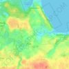 Iskiersand topographic map, elevation, terrain
