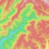 Shandong topographic map, elevation, terrain