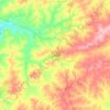 Lafia topographic map, elevation, terrain