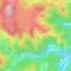 Hennes topographic map, elevation, terrain