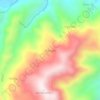Bahagia topographic map, elevation, terrain