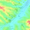 Las Paguéres topographic map, elevation, terrain
