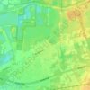 Rauw topographic map, elevation, terrain