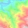 Kirti topographic map, elevation, terrain