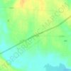 West Delta topographic map, elevation, terrain