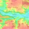 Alberndorf topographic map, elevation, terrain