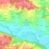 Lauzanne topographic map, elevation, terrain