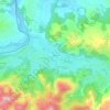 Revilla topographic map, elevation, terrain