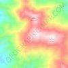 Tede topographic map, elevation, terrain