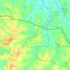 Cilaku topographic map, elevation, terrain