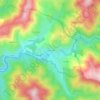 La Vernède topographic map, elevation, terrain