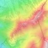 Iseler topographic map, elevation, terrain