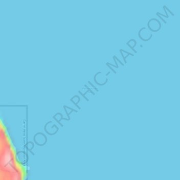 Resurrection Bay topographic map, elevation, terrain