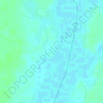 Bendje topographic map, elevation, terrain
