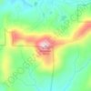 Walnut Mountain topographic map, elevation, terrain