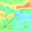 Saint-Martin topographic map, elevation, terrain