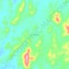 Las Peñitas topographic map, elevation, terrain