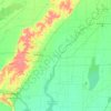 Big Island topographic map, elevation, terrain