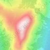 Большой Иремель topographic map, elevation, terrain