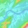 Greenlee topographic map, elevation, terrain