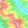 Jaun topographic map, elevation, terrain