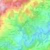 Les Sarziers topographic map, elevation, terrain