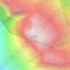 Mandala topographic map, elevation, terrain