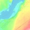 Ash topographic map, elevation, terrain