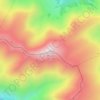 Pizzo di Moscio topographic map, elevation, terrain
