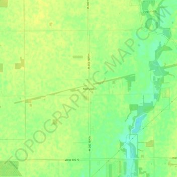 Mohawk topographic map, elevation, terrain