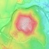 Bear Mountain topographic map, elevation, terrain