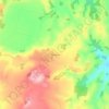 Onewhero topographic map, elevation, terrain