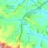 Kennford topographic map, elevation, terrain