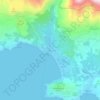 Plakias topographic map, elevation, terrain