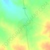 Jhajhoo topographic map, elevation, terrain