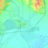 Amana topographic map, elevation, terrain