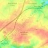La Mennerie topographic map, elevation, terrain