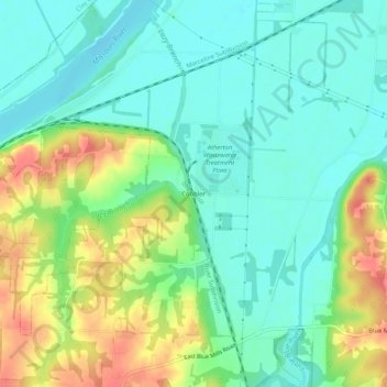 Cobbler topographic map, elevation, terrain