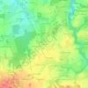 La Menais topographic map, elevation, terrain