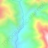 Tembagapura topographic map, elevation, terrain