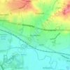 Borrowash topographic map, elevation, terrain