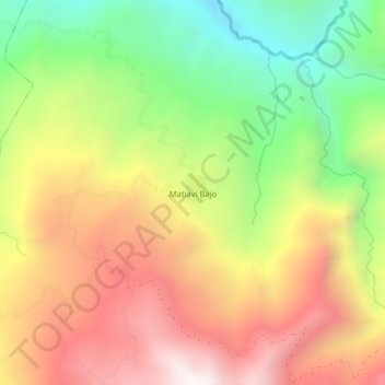 Matiavi Bajo topographic map, elevation, terrain