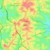 Akobo topographic map, elevation, terrain