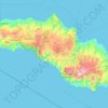 Kecamatan Katala Hamu Lingu topographic map, elevation, terrain