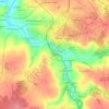 Chapterie topographic map, elevation, terrain